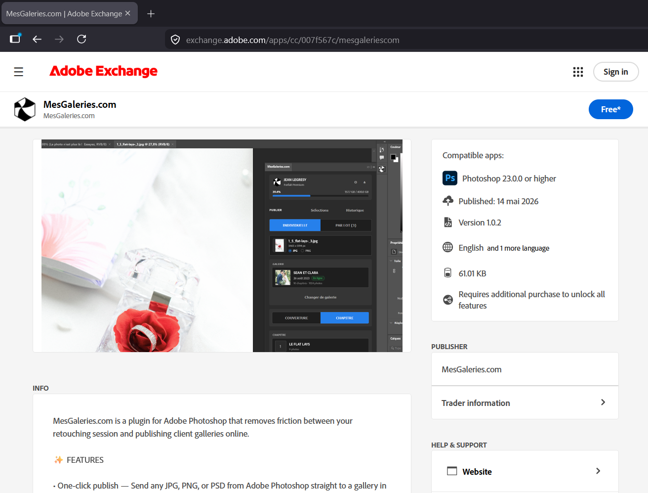 Extension Photoshop pour galeries photo : simplifiez votre workflow