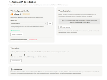 Connecter une IA à vos galeries pour rédiger vos textes